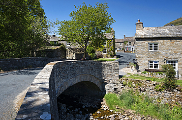 The Village of Thwaite in summer, Swaledale, Yorkshire Dales National Park, Yorkshire, England, United Kingdom, Europe