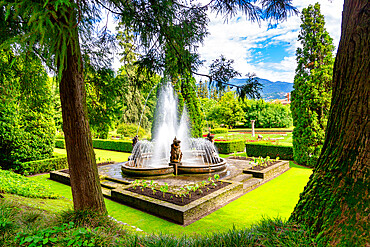 The botanical gardens of Villa Taranto, Pallanza, Lake Maggiore, Verbania District, Piedmont, Italian Lakes, Italy, Europe