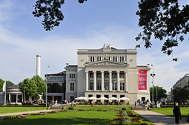 Latvian National Opera House, Riga, Latvia, Baltic region, Europe