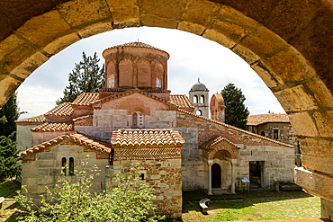 Monastery and Greek Orthodox church of the Virgin Mary, Apollonia Archaeological Park, Pojan, Albania, Europe