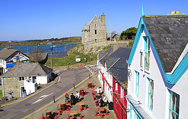 Historic buildings and castle, Baltimore, County Cork, Munster, Republic of Ireland, Europe