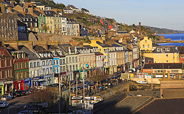 Historic buildings and port, Cobh, County Cork, Munster, Republic of Ireland, Europe