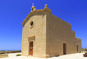 Chapel church of San Dimitri, near Gharb, island of Gozo, Malta, Mediterranean, Europe