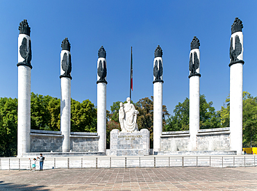 Monument to the Boy Heroes (Monumento a Los Ninos Heroes) (Altar a la Patria) (Altar to the Homeland), Bosque de Chapultepec Park, Mexico City, Mexico, North America