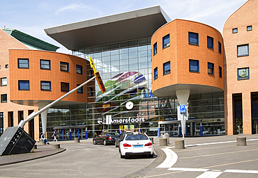 Modern architecture railway station, Amersfoort, Netherlands