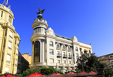 Union and the Phoenix building 1926, architect Benjamin Gutierrez Prieto, Plaza Tendillas, Cordoba, Spain