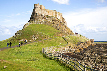 Lindisfarne Castle, Holy Island, Northumberland, England, UK