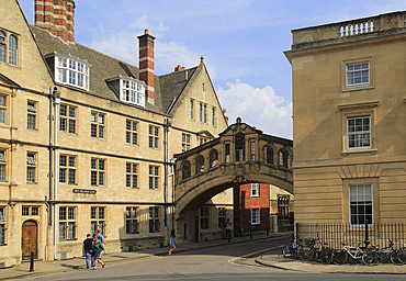 Bridge of Sighs, Hartford College, New College Lane, University of Oxford, England, UK