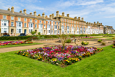 Historic buildings, Wellington Esplanade, Lowestoft, Suffolk, England, UK built 1853 architect J L Clemence for Sir Samuel Morton Peto