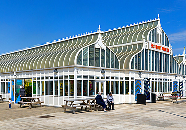 East Point Pavilion building on seafront at Royal Plain, Lowestoft, Suffolk, England, UK