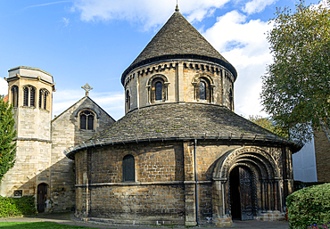The Church of the Holy Sepulchre, known as The Round Church, Cambridge, Cambridgeshire, England, UK