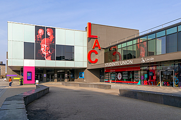 LAC Lincoln Arts Centre building, Students' Union, Brayford campus, University of Lincoln, city of Lincoln, Lincolnshire, England, UK