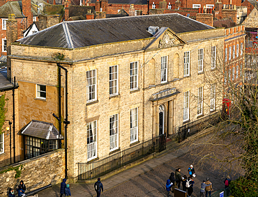Judge's Lodgings historic Georgian building built 1810, city of Lincoln, Lincolnshire, England, UK