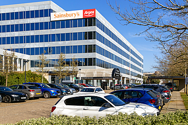 Sainsbury's Argos office building, Avebury Boulevard, Milton Keynes Central, Buckinghamshire, England, UK