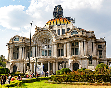 Palacio de Bellas Artes (Palace of Fine Arts) historic building, UNESCO World Heritage Site, Mexico City, Mexico, North America