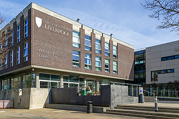 Sydney Jones Library building, South Campus, University of Liverpool, England, UK