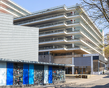 Trenchard Street multi-storey car park, city centre of Bristol, England, UK built 1966