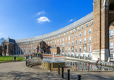 City Hall, former Bristol City Council House, College Green, city centre of Bristol, England, UK architect Vincent Harris open 1956