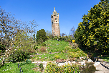 Cabot Tower, city of Bristol, England, UK built 1897 on 400th anniversary of John Cabot's voyage to Newfoundland.