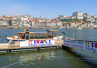River Douro ferry terminal, Vila Nova de Gaia, Porto, Portugal, Europe,