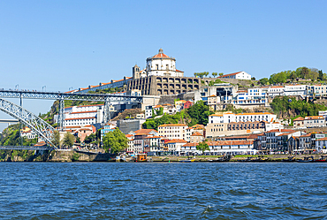 Mosteiro da Serra do Pilar monastery on hilltop, Vila Nova de Gaia, River Douro, Porto, Portugal, Europe,