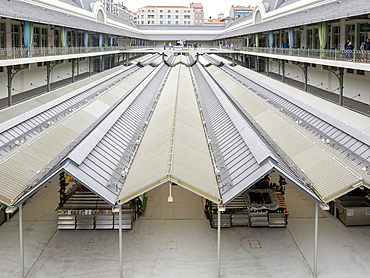 Historic market building Mercado do Bolhão, city of Porto, Portugal, Europe renovation by architect Nuno Valentim 2023