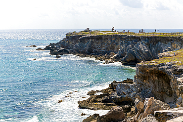 Coastal landscape Punta Sur, Isla Mujeres, Caribbean Coast, Cancun, Quintana Roo, Mexico, North America