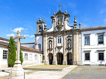 Church former convent, Convento de Santo António dos Capuchos, city of Guimaraes, northern Portugal, Europe