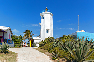 Lighthouse at Punta Sur, Isla Mujeres, Caribbean Coast, Cancun, Quintana Roo, Mexico, North America