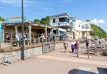 Teign Bean cafe, National Coastwatch, Teign Corinthian Yacht Club, Eastcliff, Teignmouth, south Devon, England, UK