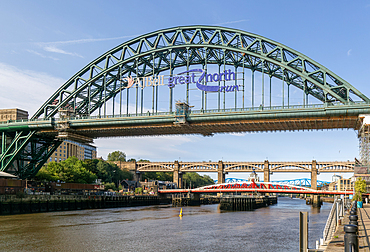 River Tyne bridges, Newcastle upon Tyne, Tyne and Wear, England, UK