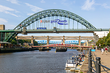 River Tyne bridges, Newcastle upon Tyne, Tyne and Wear, England, UK