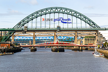 River Tyne bridges, Newcastle upon Tyne, Tyne and Wear, England, UK