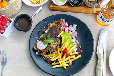 Poc Chuc, Yucatecan Grilled Pork speciality, Restaurante El Atrio del Mayab restaurant, Valladolid, Yucatan, Mexico, North America