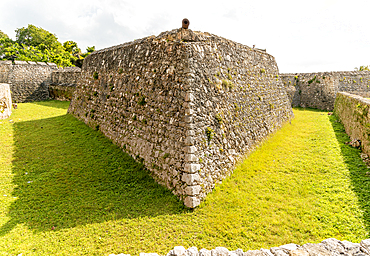 Spanish colonial fortification, Fort de San Felipe, Bacalar, Quintana Roo, Yucatan Peninsula, Mexico, North America