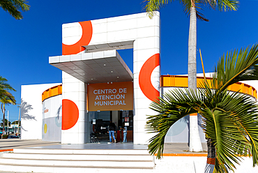 Centro de Attention Municipal, Town Hall (Ayuntamiento) building, Campeche City, Campeche State, Mexico, North America