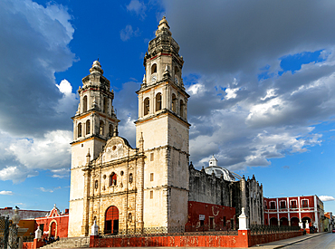 Cathedral Church of Our Lady of the Immaculate Conception, Campeche City, UNESCO World Heritage Site, Campeche State, Mexico, North America