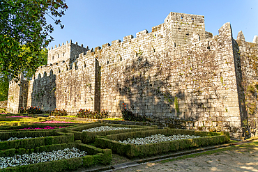 Historic medieval Soutomaior Castle (Castelo de Soutomaior), Pontevedra, Galicia, Spain, Europe