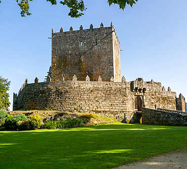 Historic medieval Soutomaior Castle (Castelo de Soutomaior), Pontevedra, Galicia, Spain, Europe