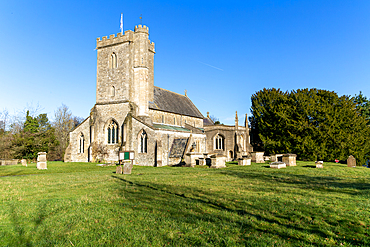 Village parish church of All Saints, West Lavington, Wiltshire, England, United Kingdom, Europe