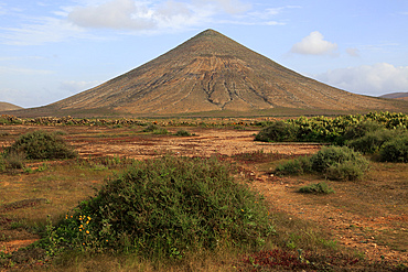 Cone volcano near La Oliva, Fuerteventura, Canary Islands, Spain, Atlantic, Europe