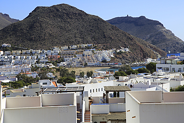 San Jose, the main resort town in Cabo de Gata natural park, Almeria, Andalusia, Spain, Europe