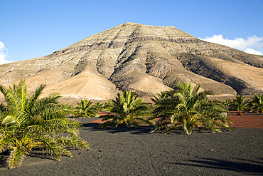 Montana de Medio, mountain, Los Ajaches mountain range, Lanzarote, Canary Islands, Spain, Atlantic, Europe