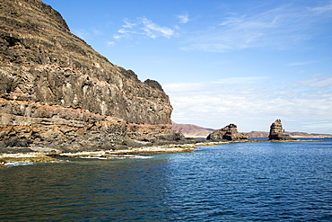 Rocky headland of Punta Fariones, Chinijo Archipelago, Orzola, Lanzarote, Canary Islands, Spain, Atlantic, Europe