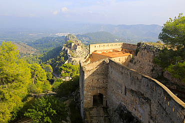 Castle of Xativa (Jativa), Valencia province, Spain, Europe