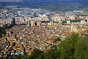 Town of Xativa (Jativa), Valencia province, Spain, Europe