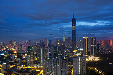 A cityscape photograph of Kuala Lumpur the capital city of Malaysia