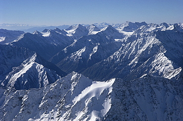 Karakoram mountain range and the massif of the Hindu Kush, in northern area, Pakistan, Asia