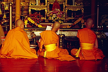 Magha Puja, Buddhist Lent, Doi Suthep, Chiangmai, North Thailand, Southeast Asia, Asia