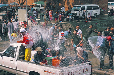 Songkran, Thai New Year, Water festival, Chiang Mai, Thailand, Southeast Asia, Asia